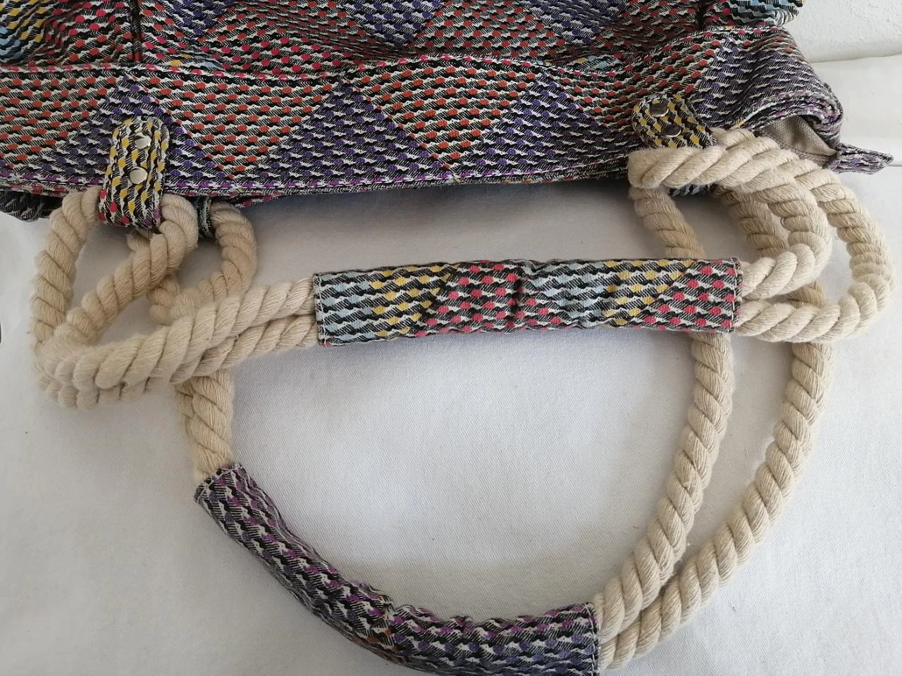 Bolso de lona multicolor – photo 9